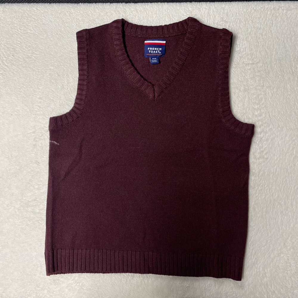French Toast Sweater Vest for boys